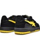 A Bathing Ape Sk8 Low Black Yellow Women Men Shoes