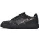 A Bathing Ape Sk8 Low Silver Black Women Men Shoes