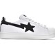 A Bathing Ape Sk8 Low White Black Women Men Shoes