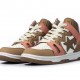 A Bathing Ape Sk8 High Brown White Women Men Shoes