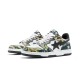 A Bathing Ape Sk8 Low Army Green White Black Women Men Shoes