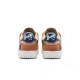 A Bathing Ape Sk8 Low Brown Blue Women Men Shoes