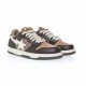 A Bathing Ape Sk8 Low Brown White Women Men Shoes