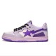 A Bathing Ape Sk8 Low Purple White Black Women Men Shoes