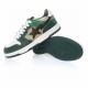 A Bathing Ape Sk8 Low White Green Brown Women Men Shoes