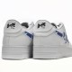 A Bathing Ape Low White Blue Camouflage Women Men Shoes