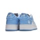 A Bathing Ape Low White Blue Women Men Shoes