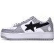 A Bathing Ape Low White Grey Women Men Shoes