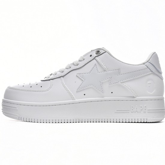 A Bathing Ape Low White Women Men Shoes