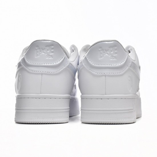 A Bathing Ape Low White Women Men Shoes