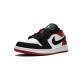 Air Jordan 1 Low Black Toe White Black Gym Red