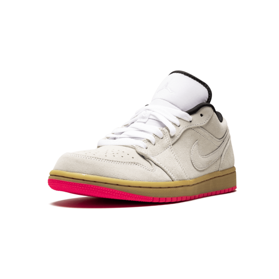 Air Jordan 1 Low Hyper Pink White GUM Yellow