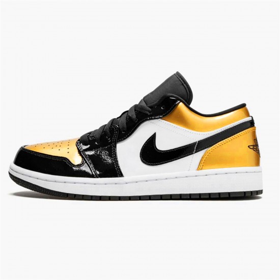 Air Jordan 1 Low Gold Toe CQ9447 700 BlackGold Black AJ1