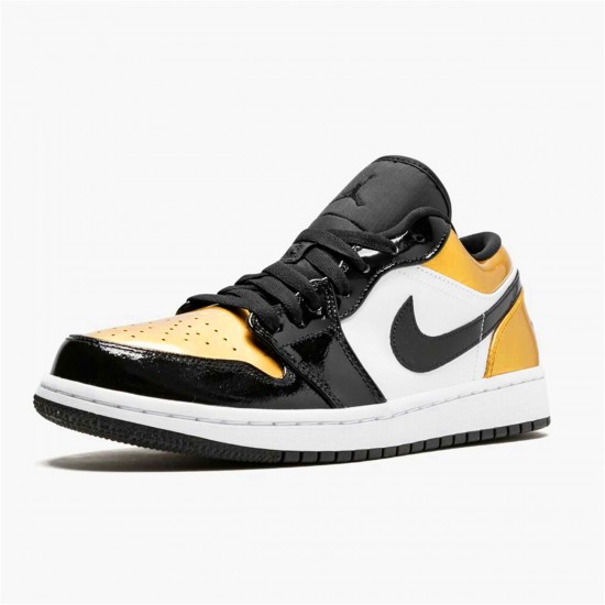 Air Jordan 1 Low Gold Toe CQ9447 700 BlackGold Black AJ1