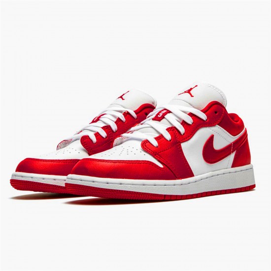 Air Jordan 1 Low Gym RedWhite Gym RedGym Red Whte 553560 611 AJ1 Shoes