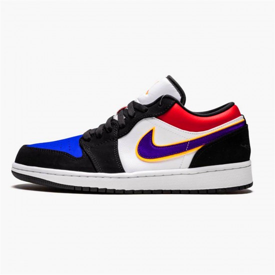 Air Jordan 1 Low Lakers Top 3 CJ9216 051 BlackField Purple White AJ1