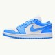 Air Jordan 1 Low UNC University BlueWhite AO9944 441 AJ1 Shoes