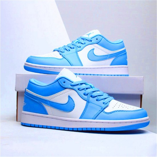 Air Jordan 1 Low UNC University BlueWhite AO9944 441 AJ1 Shoes