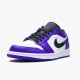 Air Jordan 1 Retro Low Court Purple 553558 500 Court PurpleBlack White AJ1