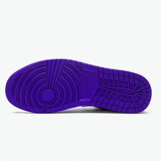 Air Jordan 1 Retro Low Court Purple 553558 500 Court PurpleBlack White AJ1