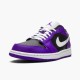 Air Jordan 1 Retro Low Court Purple 553558 501 Court PurpleWhite Black AJ1