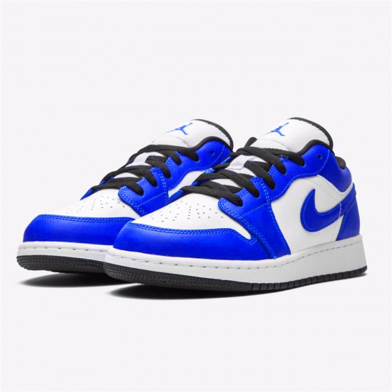 Air Jordan 1 Retro Low Game Royal 553560 124 WhiteGame Royal Black AJ1