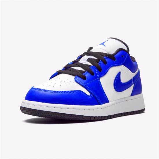 Air Jordan 1 Retro Low Game Royal 553560 124 WhiteGame Royal Black AJ1