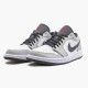 Air Jordan 1 Retro Low Light Smoke Grey 553558 030 Lt Smoke GreyGym Red White AJ1