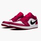 Air Jordan 1 Retro Low Noble Red 553558 604 Noble RedBlack White AJ1