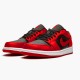 Air Jordan 1 Retro Low Reverse Bred 553558 606 Gym RedBlack Gym Red White AJ1