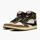 Air Jordan 1 High OG TS SP Travis Scott SailDark Mocha University Red CD4487 100 AJ1 Shoes