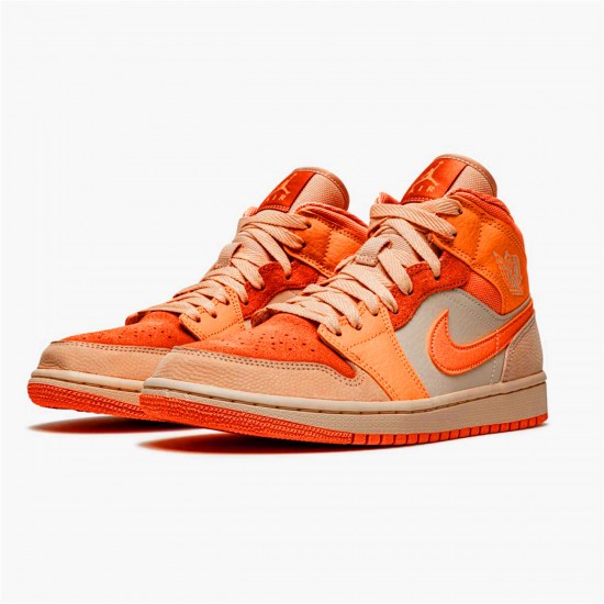 Air Jordan 1 Mid Apricot Orange DH4270 800 Apricot Agate Terra Blush AJ1