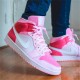 Air Jordan 1 Mid Digital Pink Digital PinkWhite Pink Foam Sail CW5379 600 AJ1