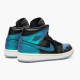 Air Jordan 1 Mid Iridescent Black BlackPale Ivory Multi Color BQ6472 009 AJ1