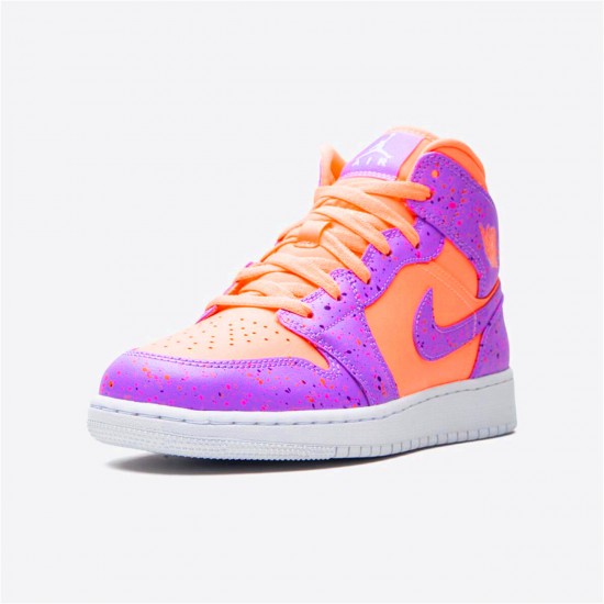 Air Jordan 1 Mid SE Atomic Pulse Orange PulseAtomic Violet AV5174 800 AJ1