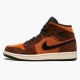 Air Jordan 1 Mid SE Dark Chocolate DC7294 200 AJ1 Shoes