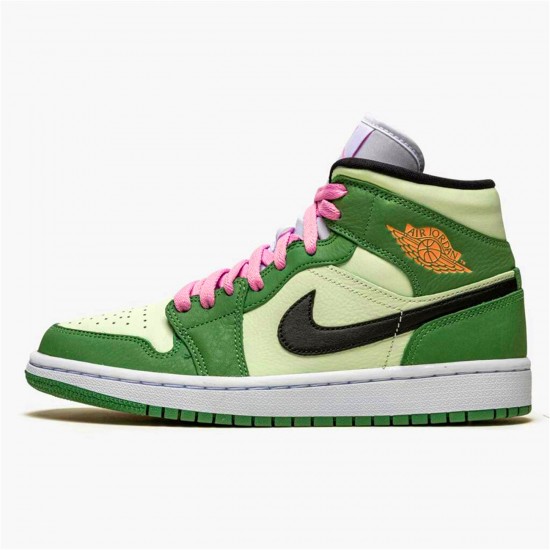 Air Jordan 1 Mid SE Dutch Green CZ0774 300 AJ1 Shoes