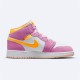 Air Jordan 1 Mid SE GS Arctic Pink DC9517 600 WMNS AJ1 Light Arctic Pink University Gold White