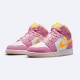 Air Jordan 1 Mid SE GS Arctic Pink DC9517 600 WMNS AJ1 Light Arctic Pink University Gold White