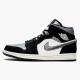 Air Jordan 1 Mid Satin Grey Toe BlackAnthracite Sail 852542 011 Shoes AJ1