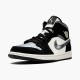 Air Jordan 1 Mid Satin Grey Toe BlackAnthracite Sail 852542 011 Shoes AJ1