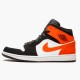 Air Jordan 1 Mid Shattered Backboard BlackWhite Starfish 554724 058 AJ1 Shoes