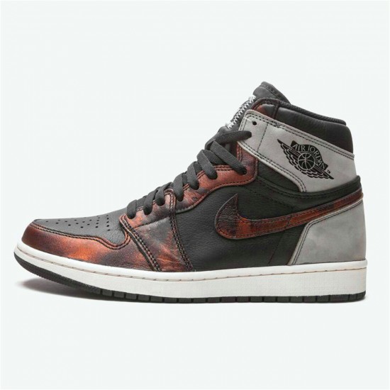 Air Jordan 1 Retro High Light Army Rust Shadow Patina 555088 033 BlackGrey Rust