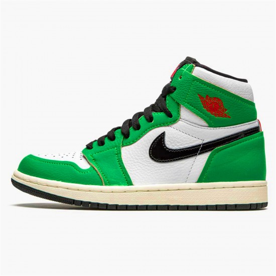 Air Jordan 1 Retro High Lucky Green DB4612 300 WomensMens AJ1 Shoes