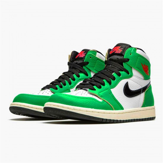 Air Jordan 1 Retro High Lucky Green DB4612 300 WomensMens AJ1 Shoes