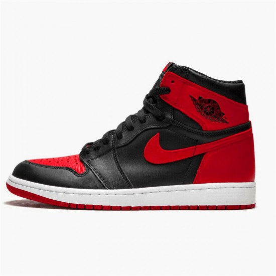 Air Jordan 1 Retro High OG Banned Bred 555088 001 AJ1 Shoes