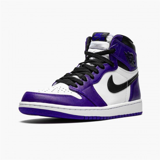 Air Jordan 1 Retro High OG Court Purple 555088 500 AJ1 Shoes