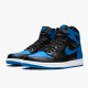 Air Jordan 1 Retro High OG Royal BlackRoyal White 555088 007 AJ1 Shoes