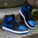 Air Jordan 1 Retro High OG Royal BlackRoyal White 555088 007 AJ1 Shoes