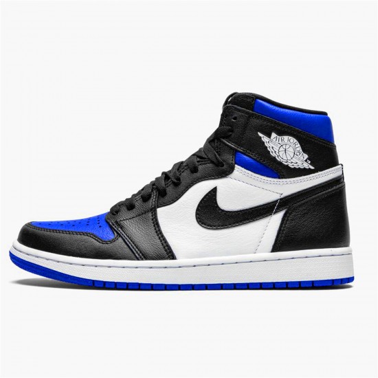 Air Jordan 1 Retro High OG Royal Toe Black White Game Royal Black 555088 041 Shoes